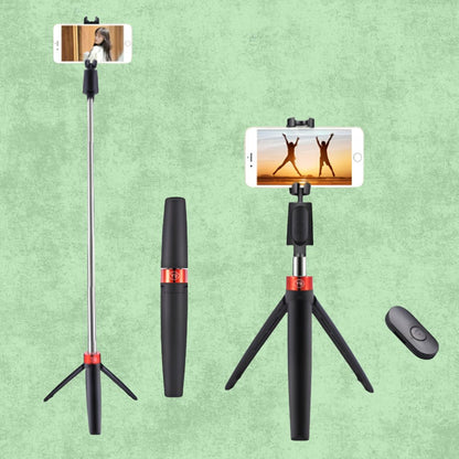 3-in-1 Bluetooth Selfie Stick Tripod with Fill Light & Remote